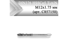 Метчик машинный винтовой CLEVELAND DIN371 HSSCo5 TiAlN М12x1,75 мм (арт. C857150)