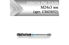 Метчик машинный винтовой CLEVELAND DIN371 PM TiAlN М24x3 мм (арт. C843852)