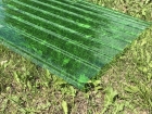 Профлист пластиковый прозрачный зеленый 1,8м х 0,9м