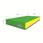 Мягкий щит pro ROMANA (500мм*500мм*100мм) цвет светло-зеленый/желтый