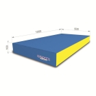 Мягкий щит pro ROMANA (500мм*500мм*100мм) цвет голубой/желтый