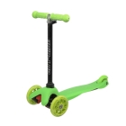 Самокат City-Ride XD4 с регулируемой металлической ручкой, колеса светятся, зеленый