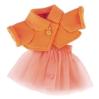 Оранжевая курточка и юбка для Зайки Ми 23 см арт.OSidM-240