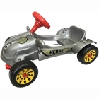 Машина педальная Herbi с музыкальным рулем Orion Toys Серебристый