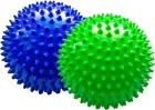Мячи массажные ЕЖИКИ 6,5 см, зеленый и синий Альпина Пласт