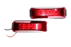 Фонарь габаритный светодиодный красный 12-24V MS-07 RED (2шт)
