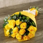 Букеты из желтых роз