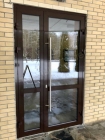 Алюминиевые входные двери в дом