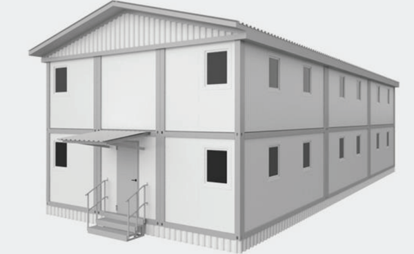 Монтаж модульного здания из блок-контейнеров
